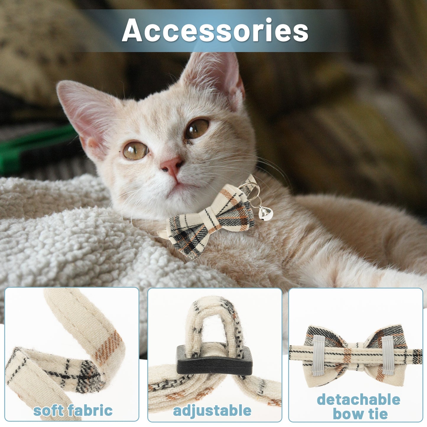 2pcs Breakaway Cat Collars