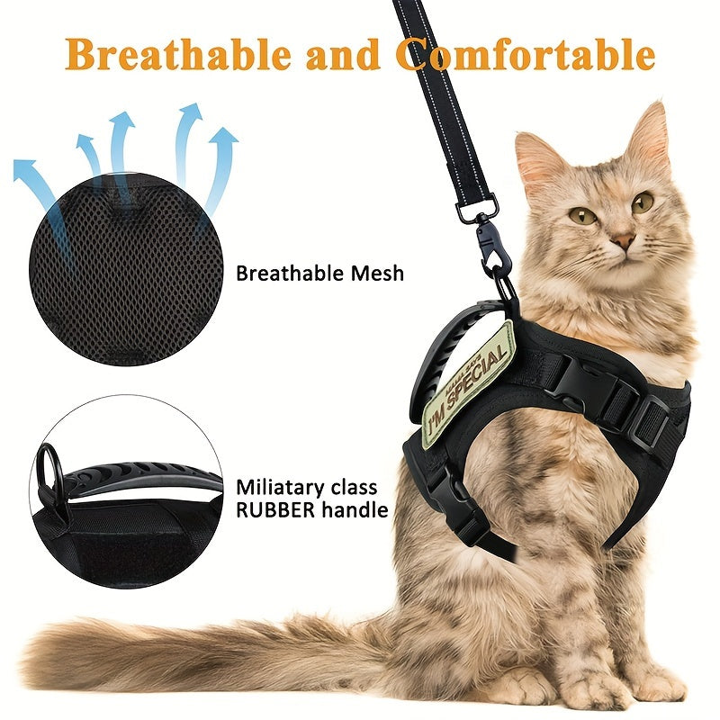 1pc Escape Proof Cat Harness And Leash