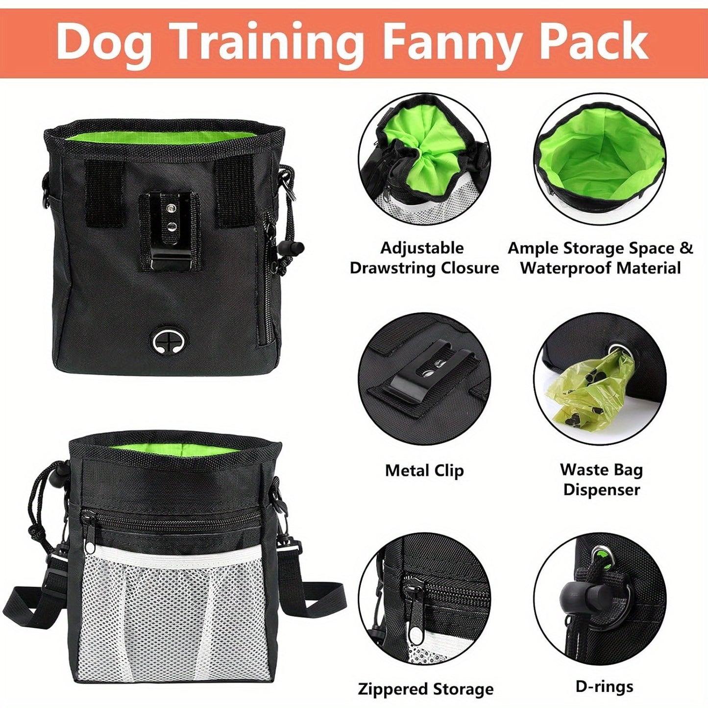 7-in-1 Dog Training Kit With Leather Material