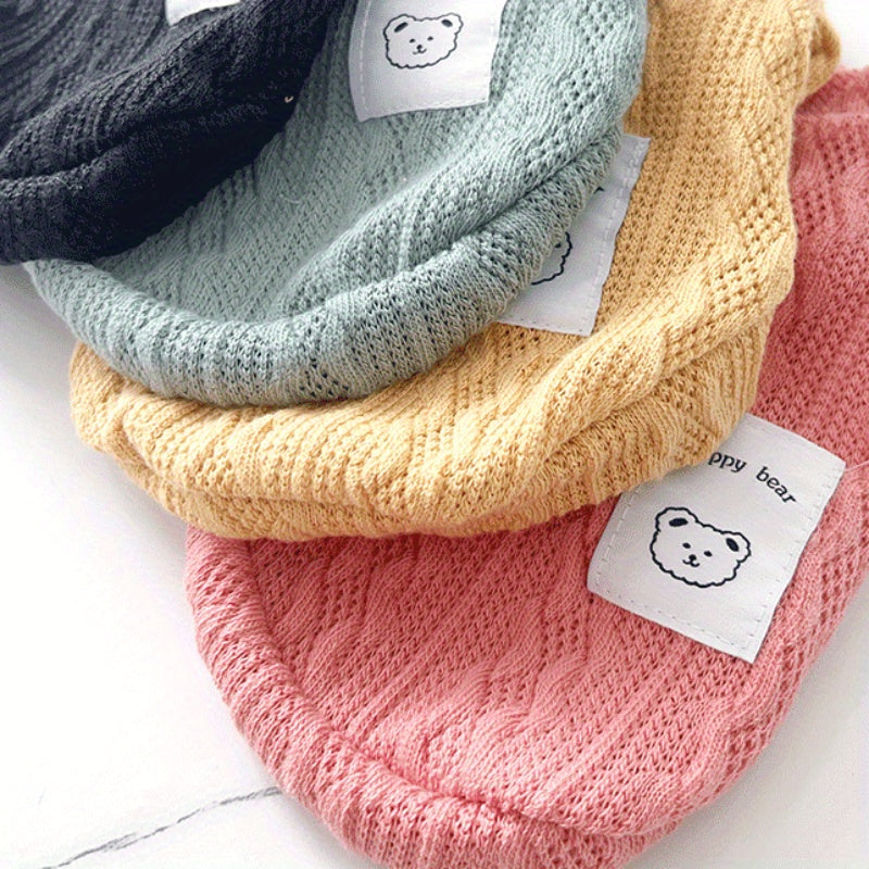 4pcs Cozy Knit PET Sweaters for Dogs & Cats