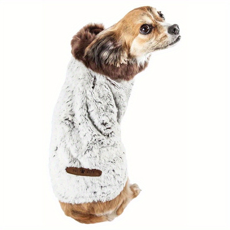 Designer Fur Dog Coat Jacket