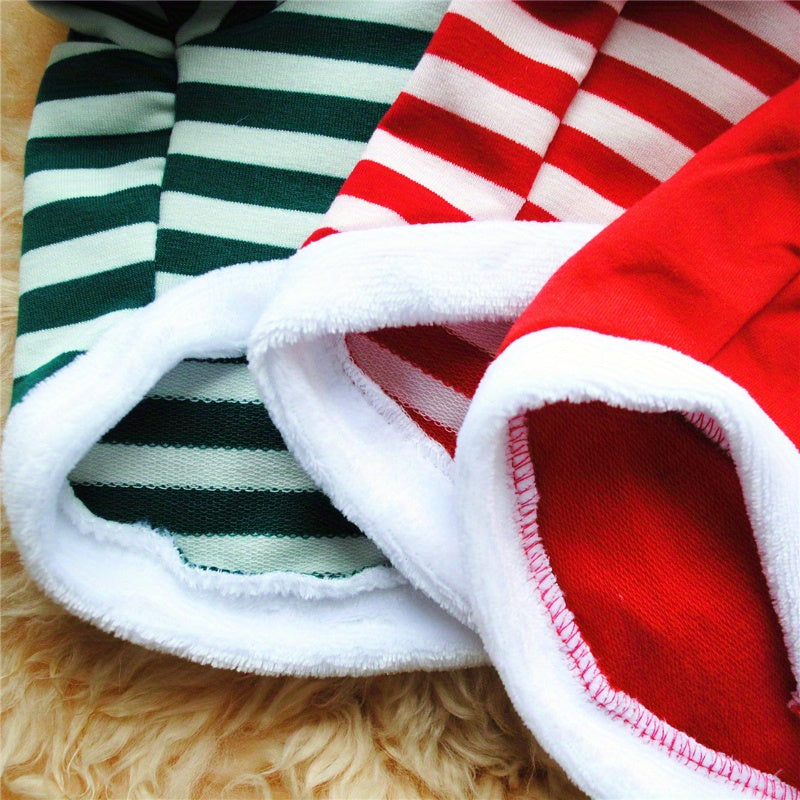 3pcs Festive Pet Christmas Outfits
