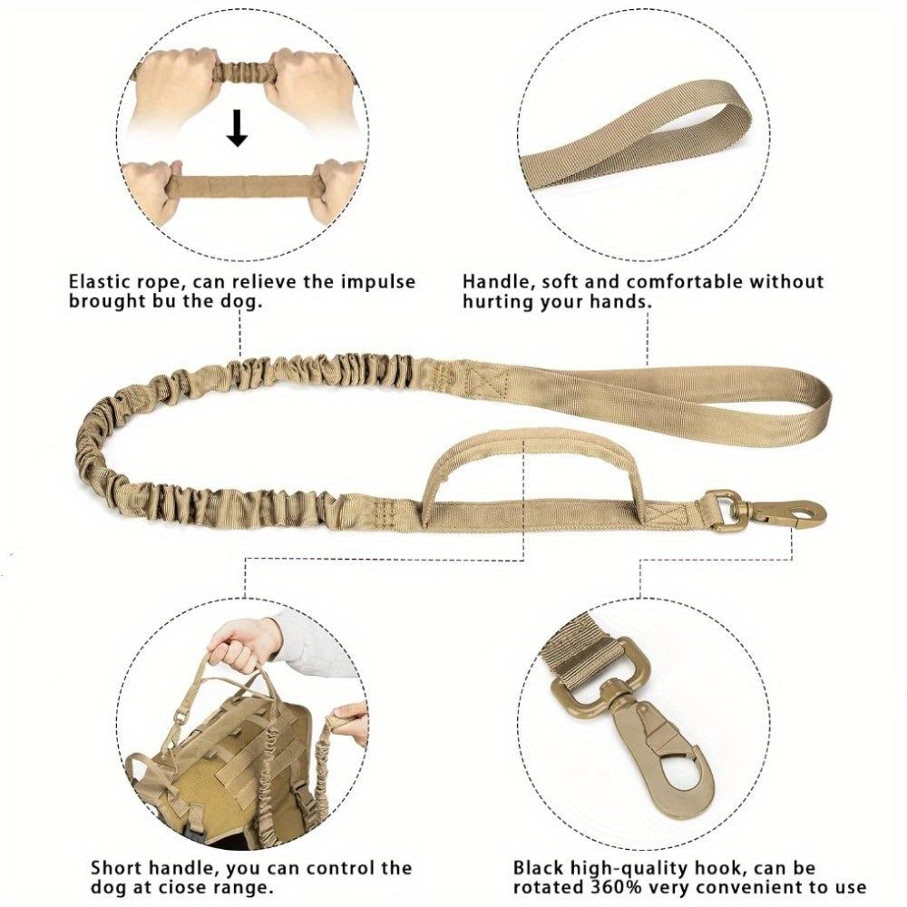 Tactical Dog Vest Harness and Training Collar