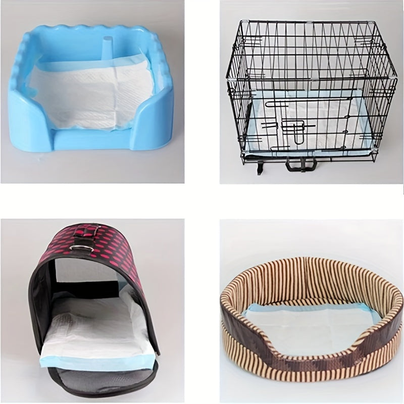40/80/100/200pcs Absorbent And Deodorizing Disposable Pet Diapers