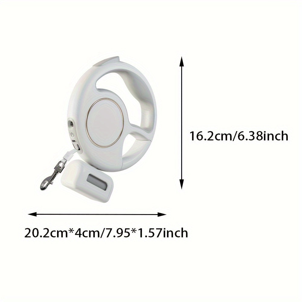 10ft Retractable Dog Leash with LED Night Light