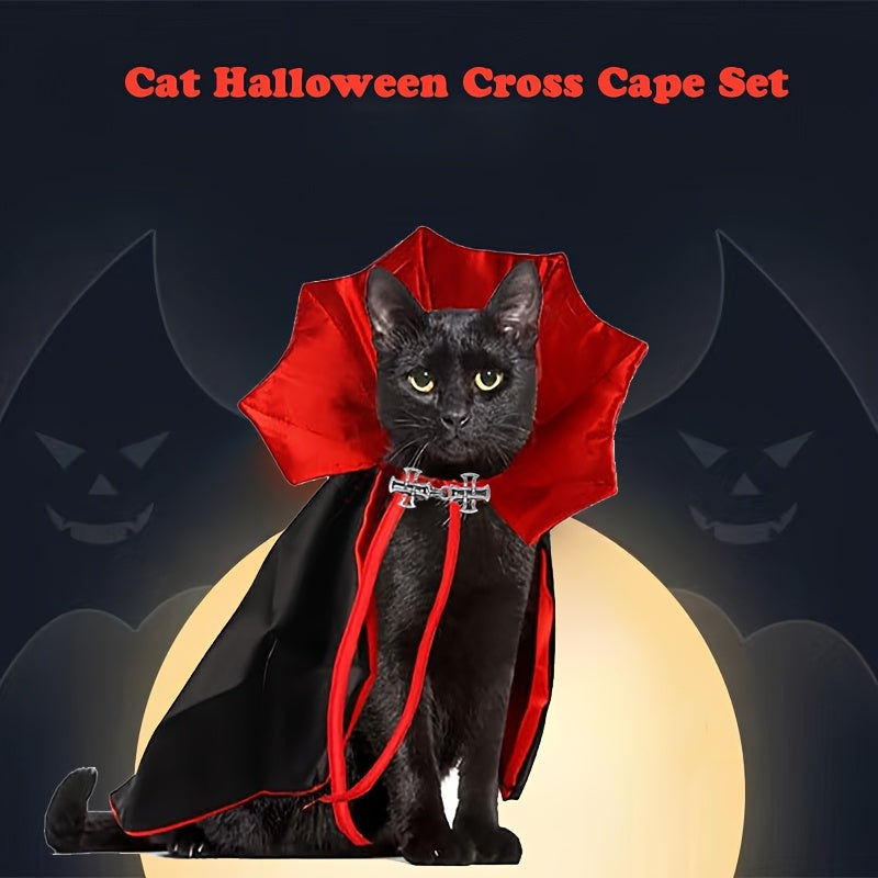 2-Piece Pet Cape & Collar Set