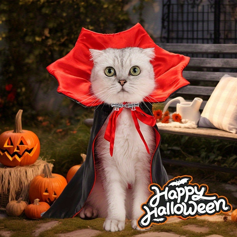 2-Piece Pet Cape & Collar Set