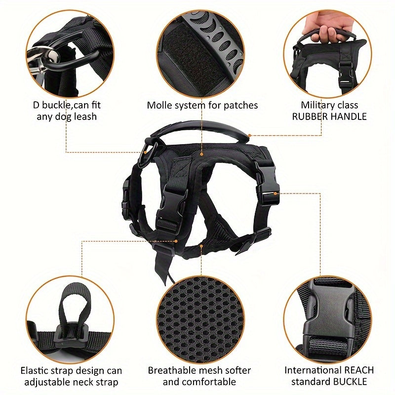 1pc Escape Proof Cat Harness And Leash