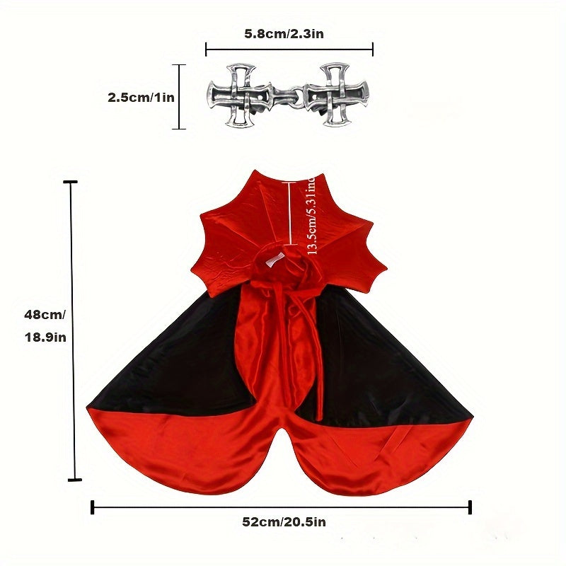 2-Piece Pet Cape & Collar Set