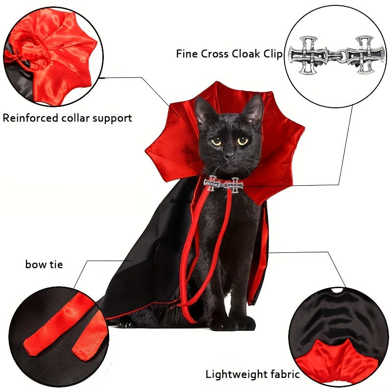 2-Piece Pet Cape & Collar Set