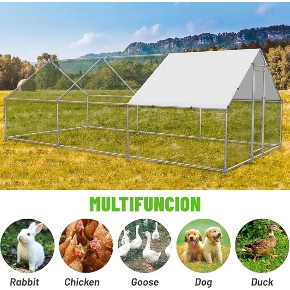 Large Metal Chicken Coop