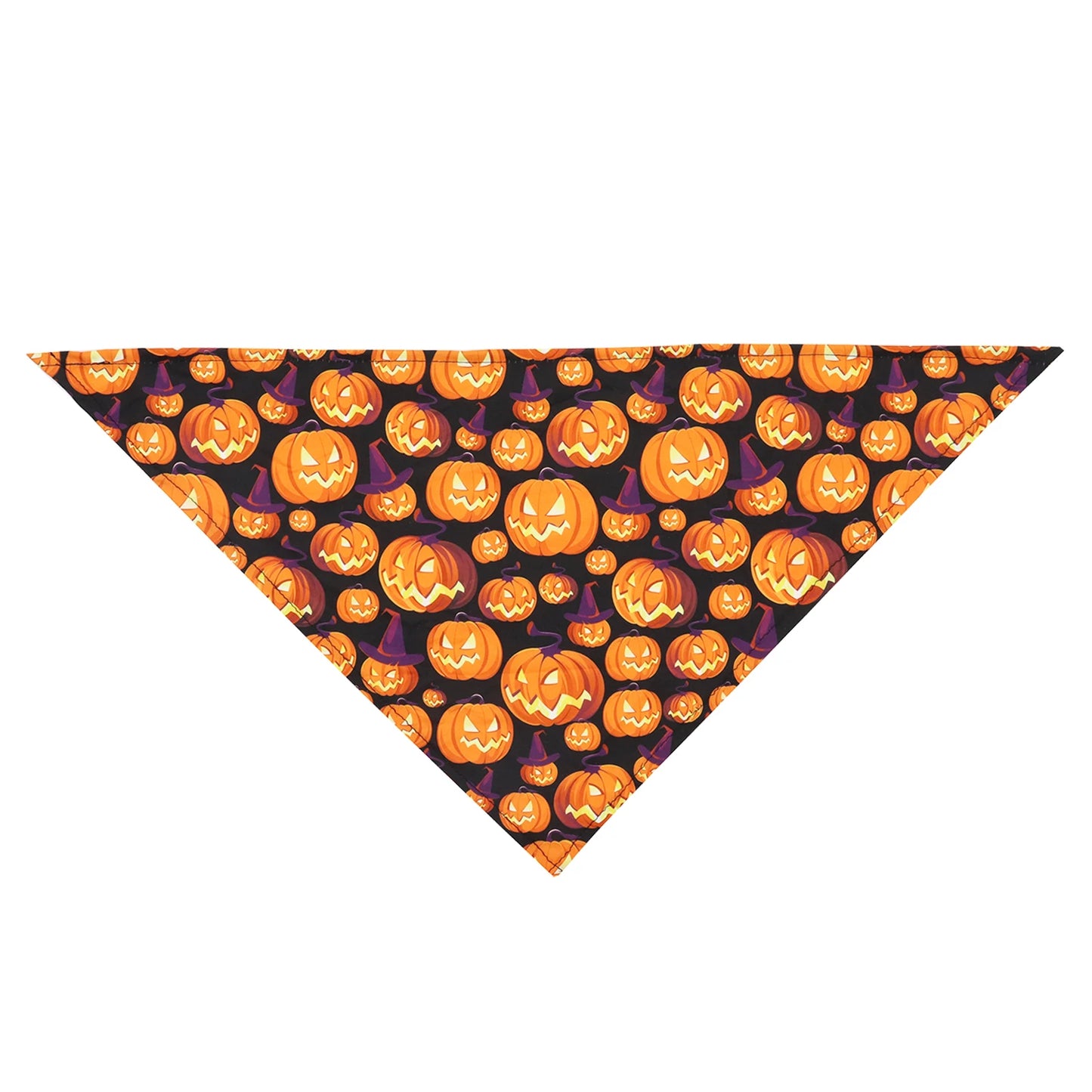 50/100PCS Halloween Dog Bandana