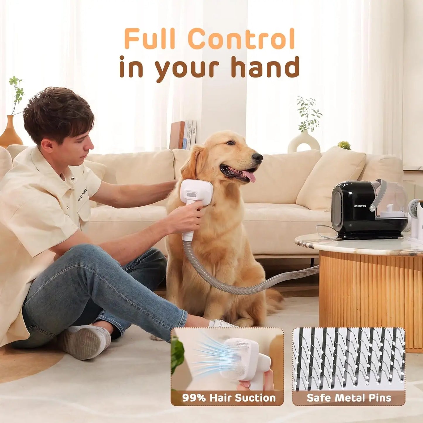 Dog Grooming Vacuum Kit