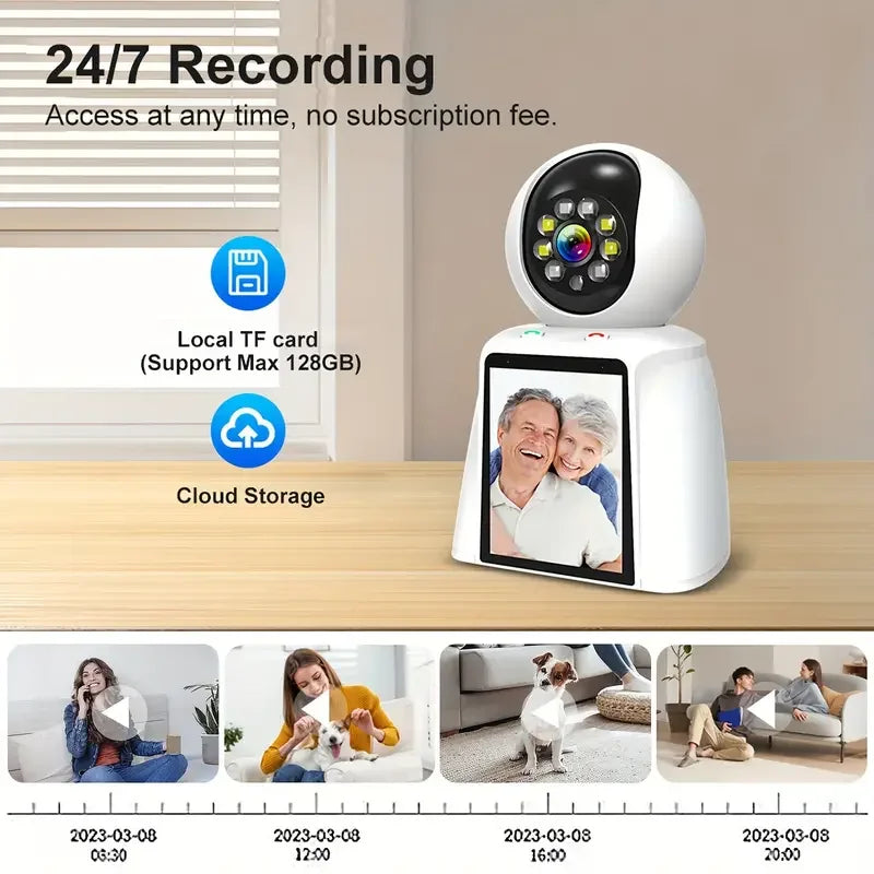3 Inch Screen Wireless Cameras With Two-Way Talking Night Vision