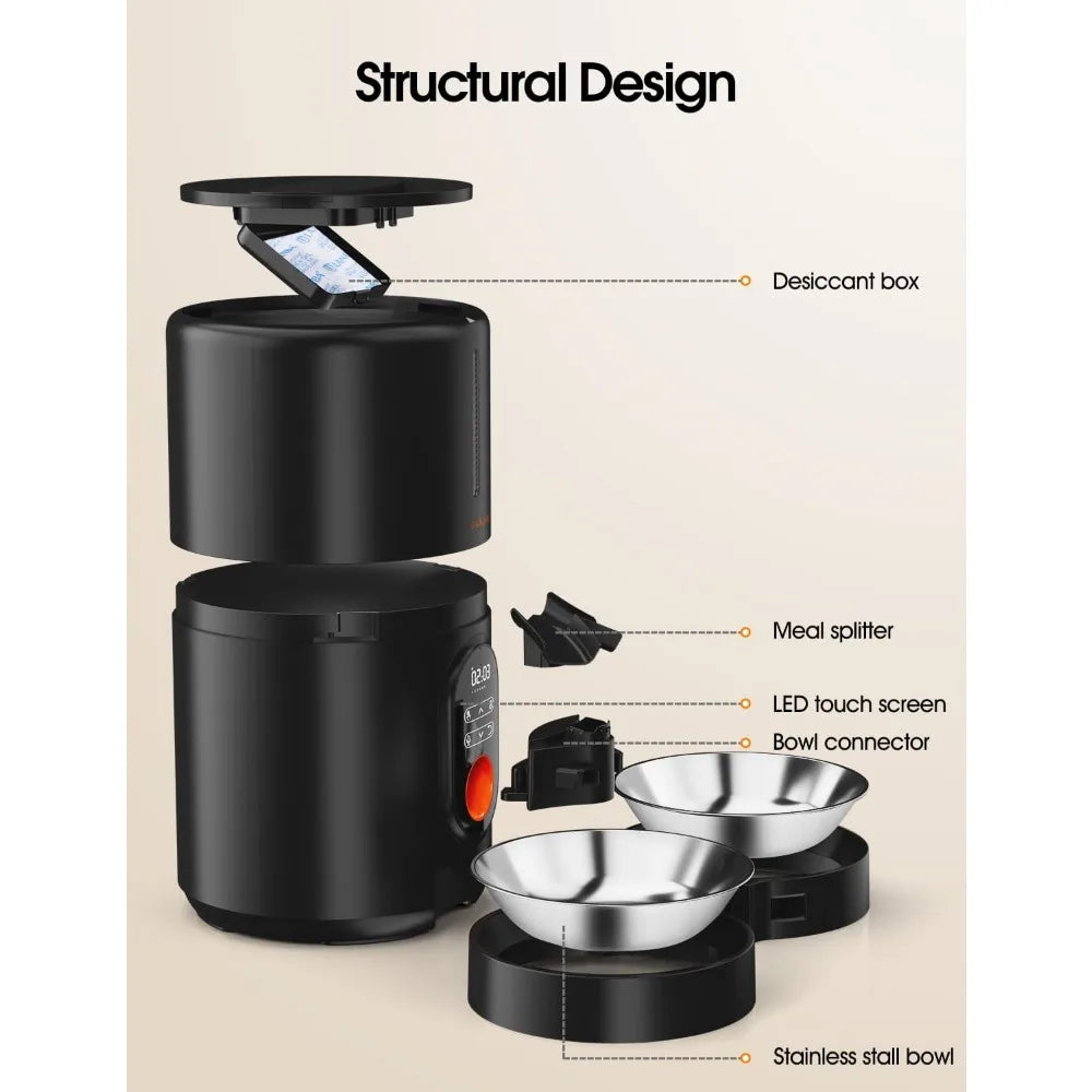 Automatic Voice Record Meal Call, Safe and Reliable Feeder