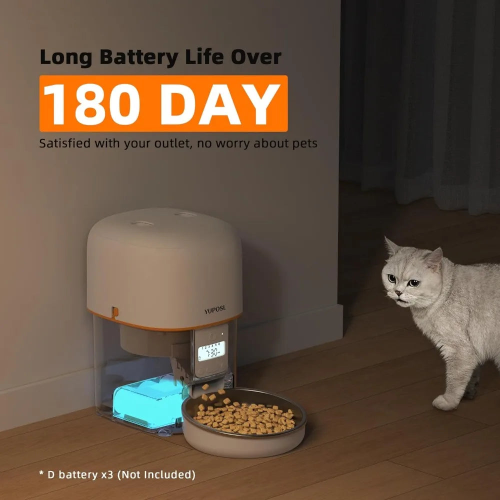 Automatic Cat Feeders - 2 Pack