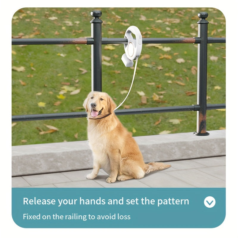10ft Retractable Dog Leash with LED Night Light