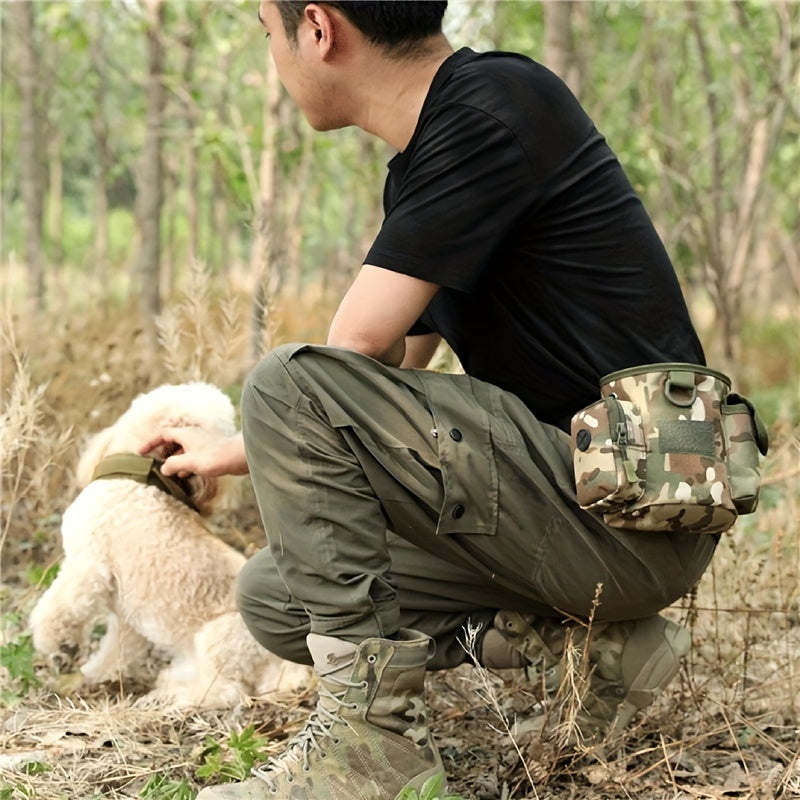 Convenient Pet Treat Bag with Multiple Pockets