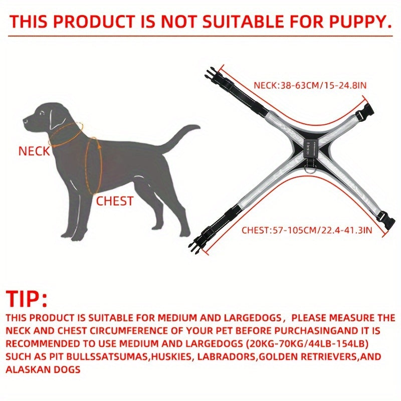 Rechargeable LED Dog Harness