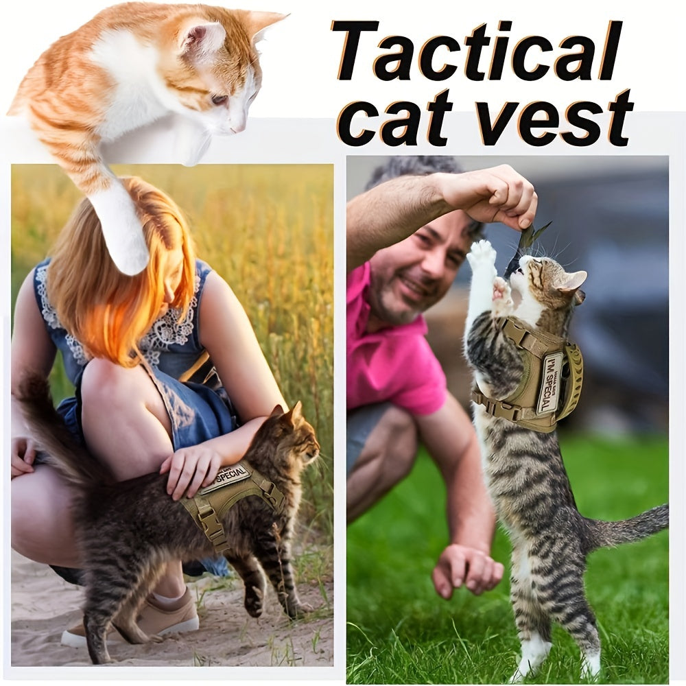 Tactical Cat Harness For Walking