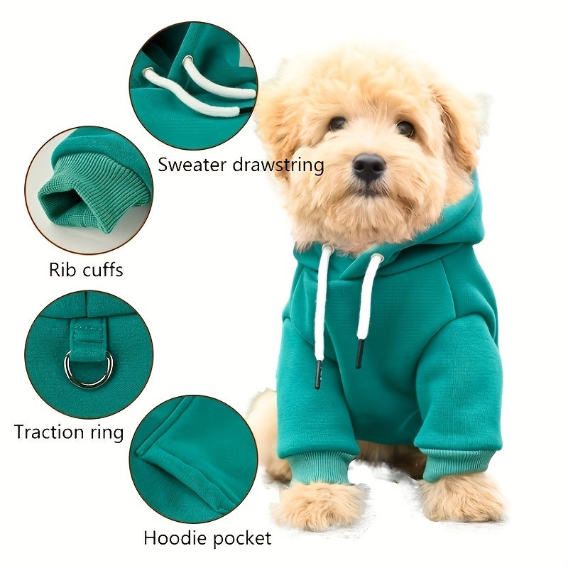 Cozy Small Dog Hoodie Sweatshirt