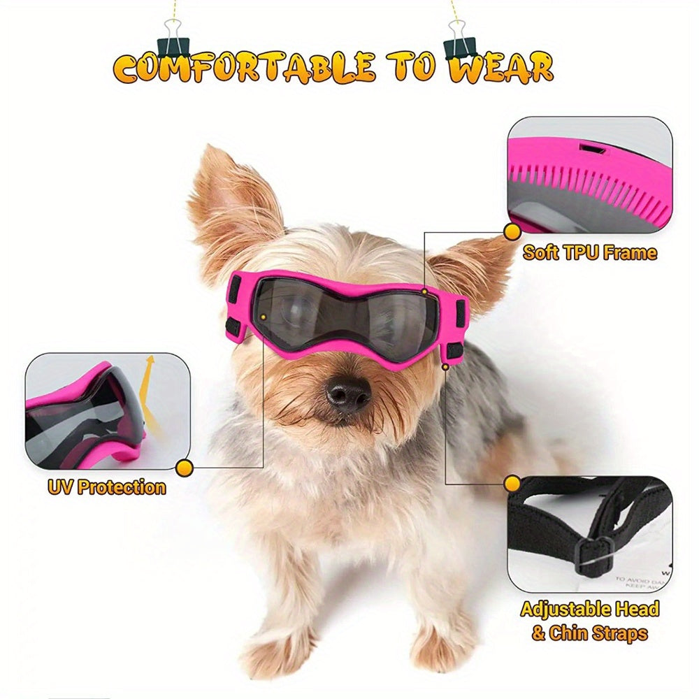 Adjustable Dog Fashion Glasses for Small to Medium Breeds