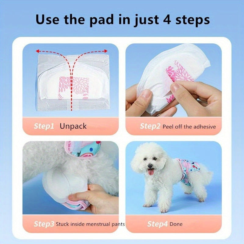 100pcs Comfortable & Absorbent Disposable Dog Diapers