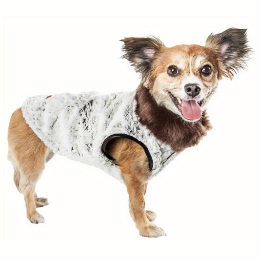 Designer Fur Dog Coat Jacket