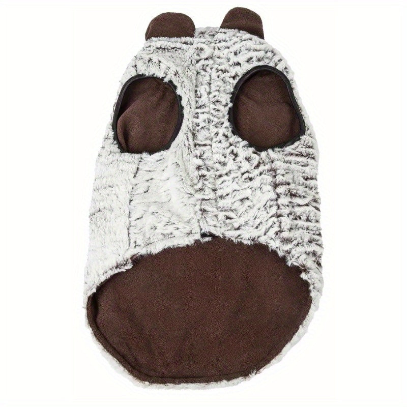 Designer Fur Dog Coat Jacket