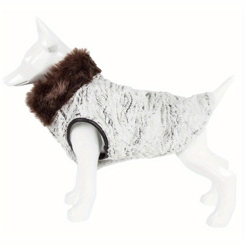 Designer Fur Dog Coat Jacket