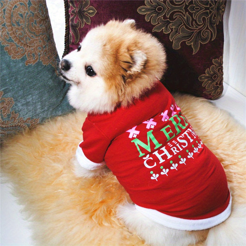 3pcs Festive Pet Christmas Outfits