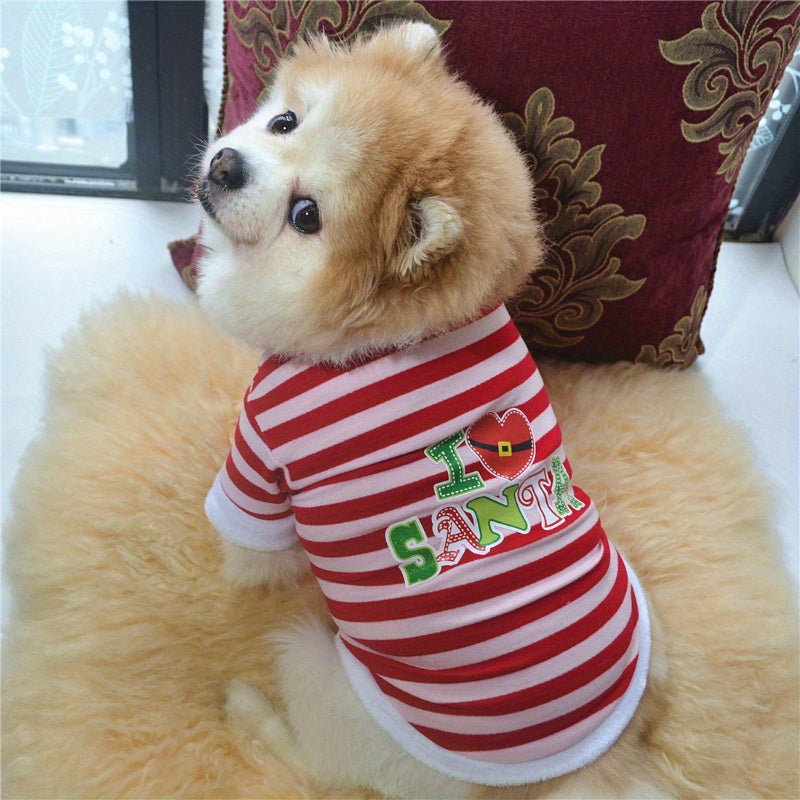 3pcs Festive Pet Christmas Outfits