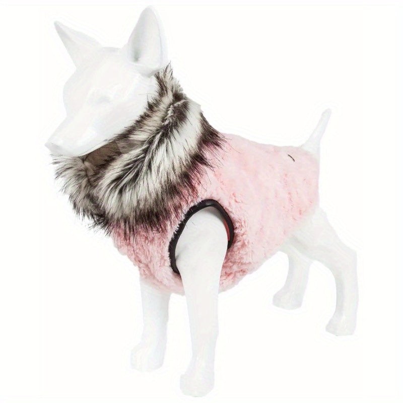 Designer Mink Fur Dog Coat Jacket