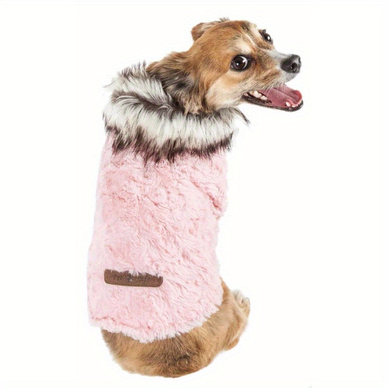 Designer Mink Fur Dog Coat Jacket