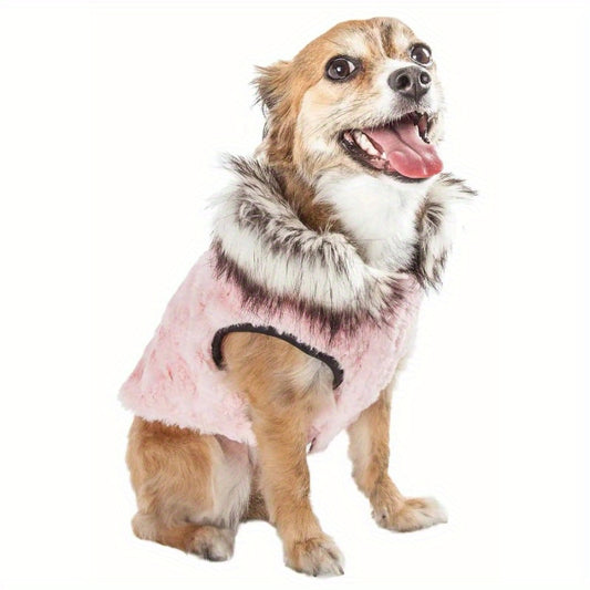 Designer Mink Fur Dog Coat Jacket