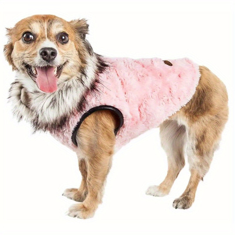 Designer Mink Fur Dog Coat Jacket