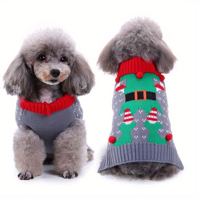 Cozy Knit Turtleneck Pet Sweater for Dogs & Cats