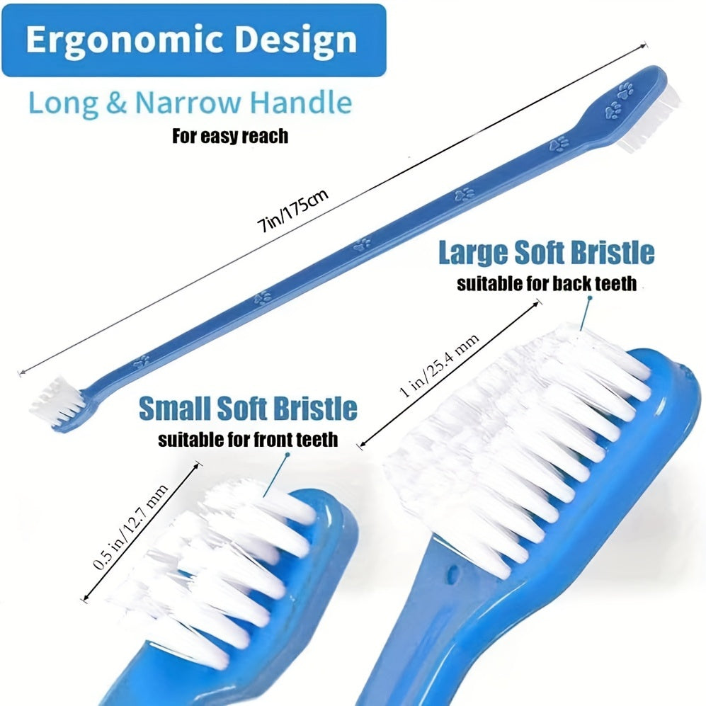 Dog Toothbrush Set, 360-Degree Toothbrush