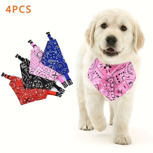 4PCS Mixed Handkerchief Colors