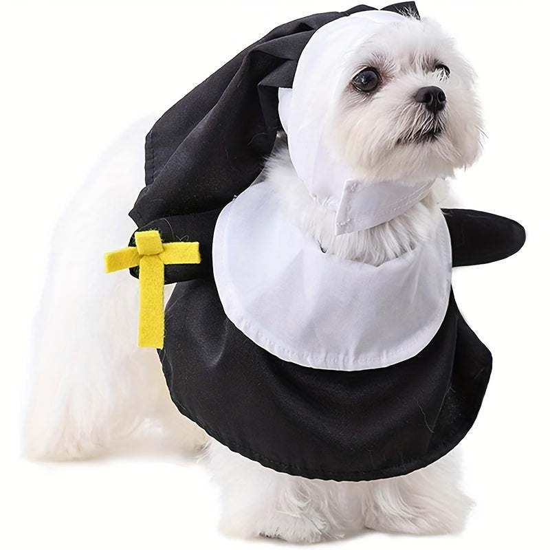 Halloween Nun Costume For Pets