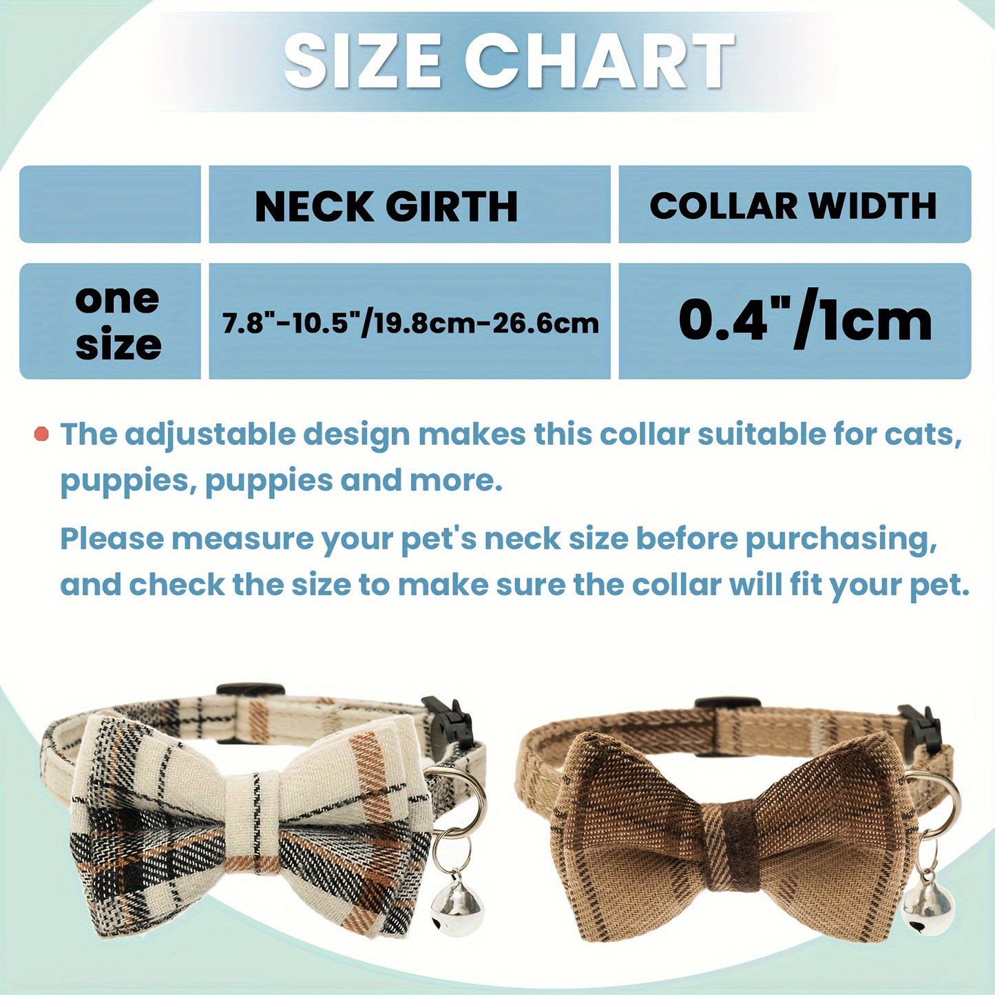 2pcs Breakaway Cat Collars
