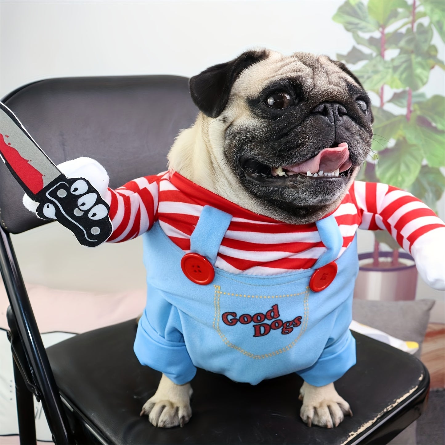 1pc Halloween Transformed Pet Apparel And Wig