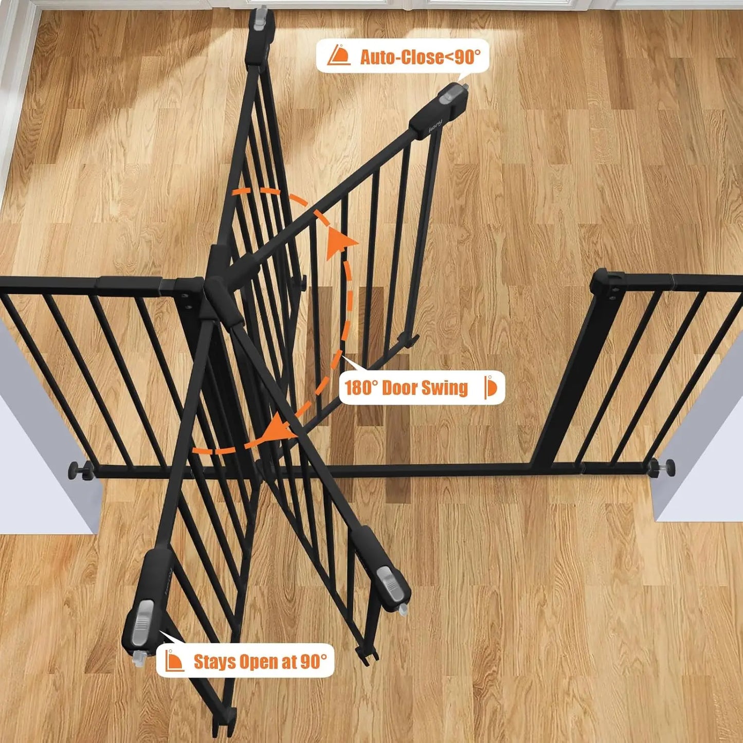 Auto Close Safety Dog Gate