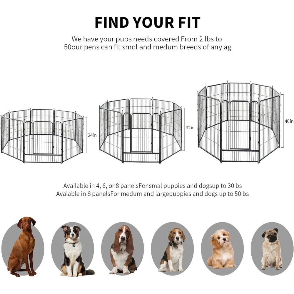 Metal Dog Outdoor Playpen