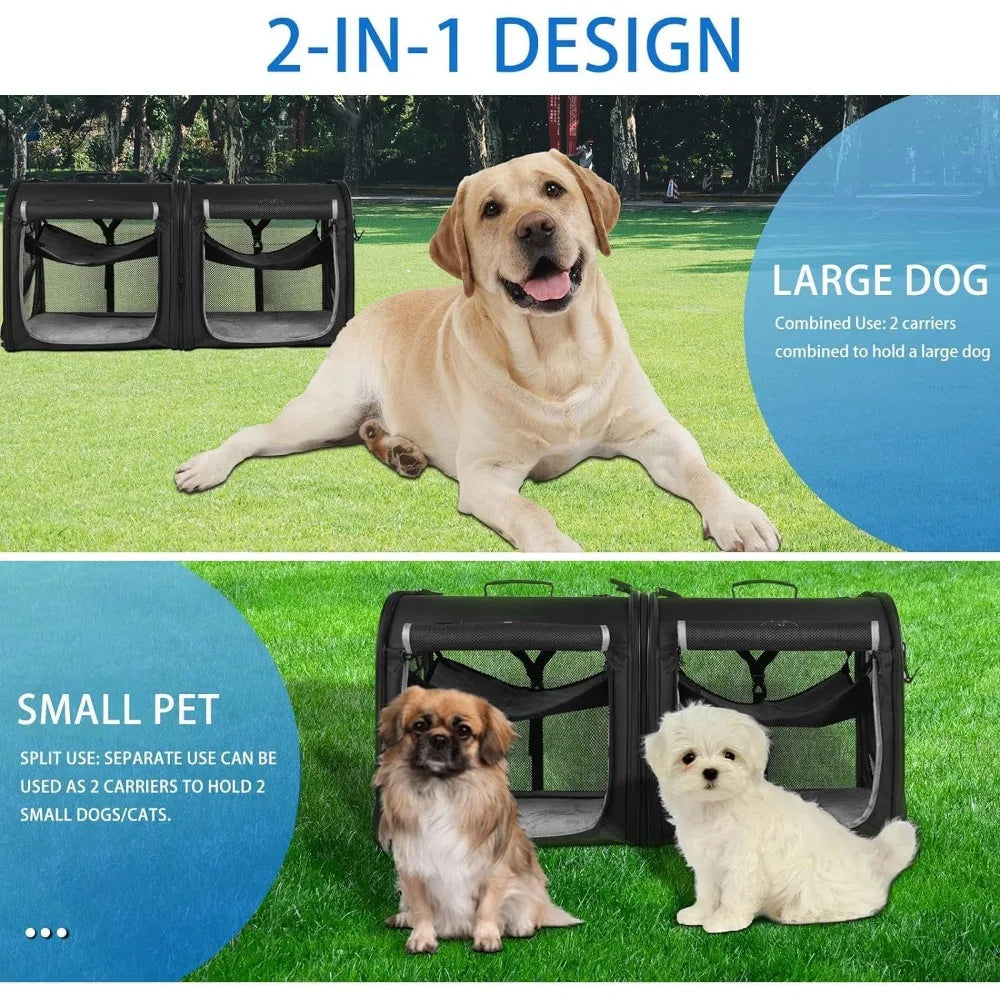 Portable 2-in-1 Pet Carrier