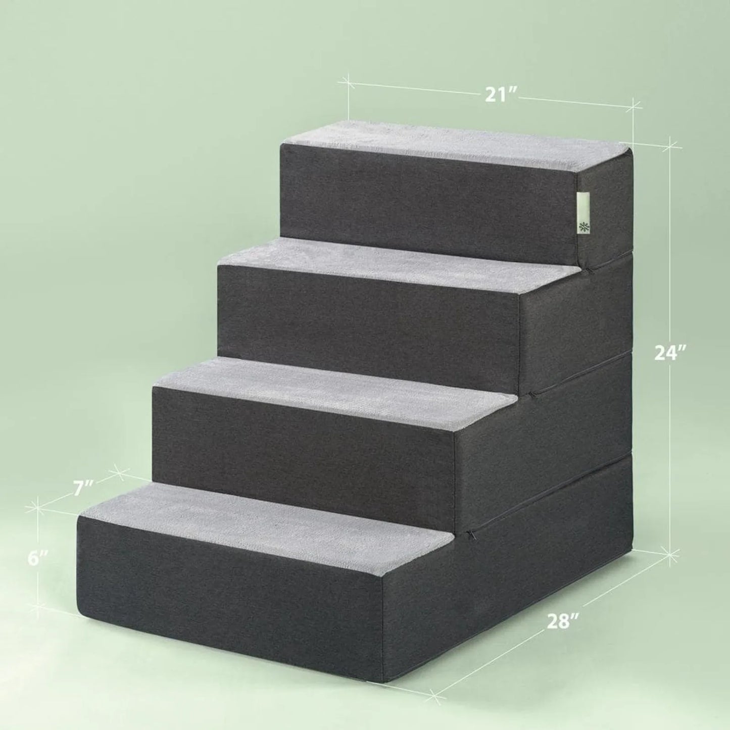 24 in.  Foam Steps Pet Stairs