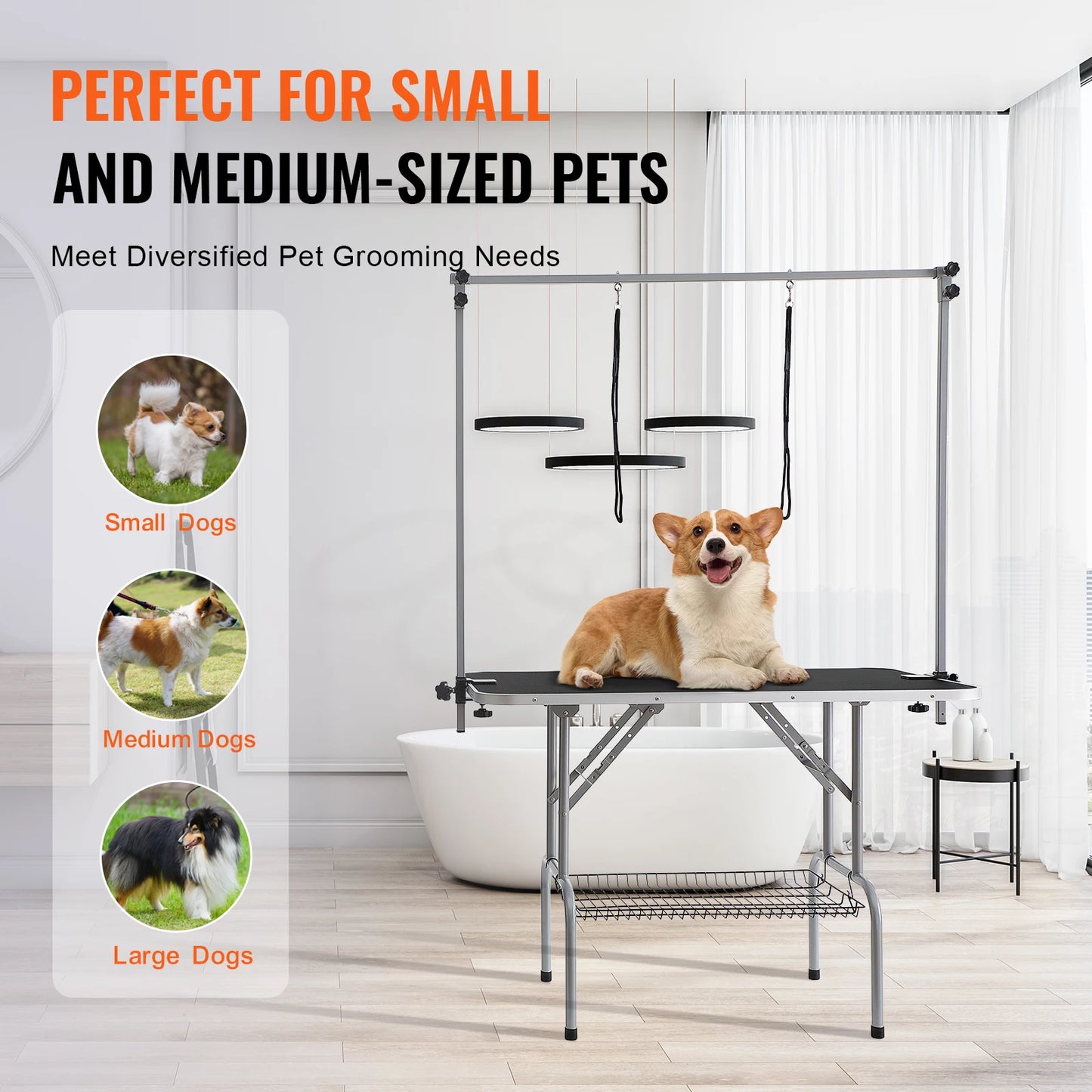 Pet Grooming Table for Medium and Small Dogs