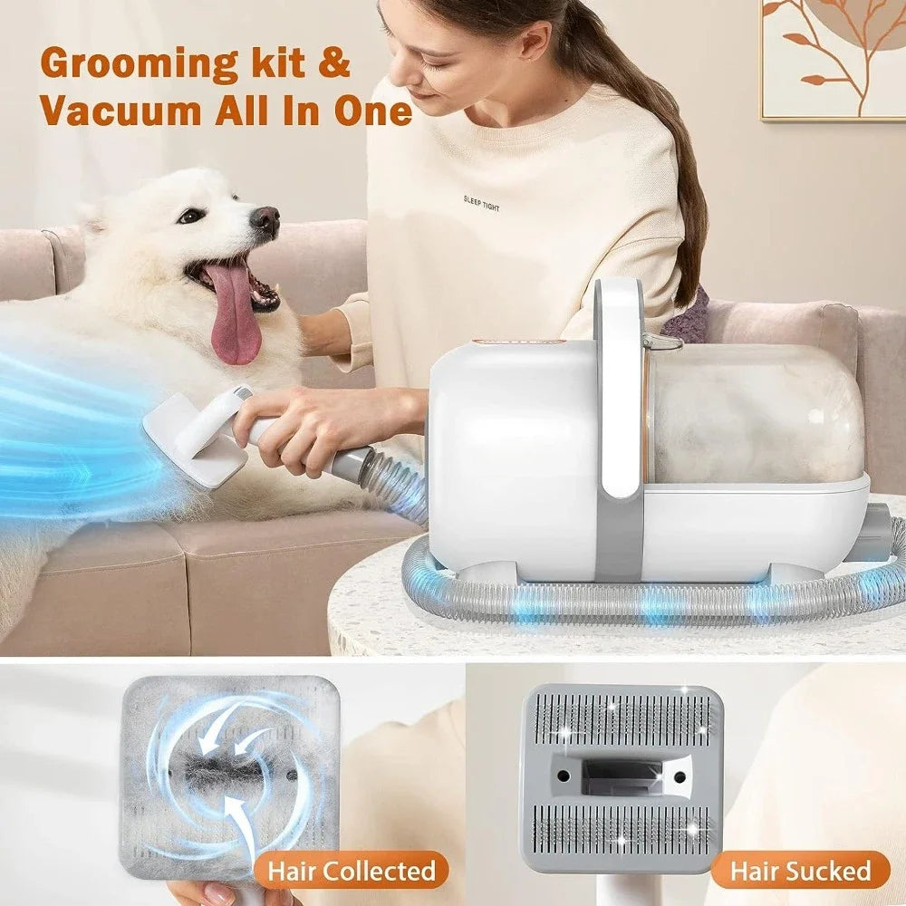 Pet Grooming Vacuum & Dog Clippers