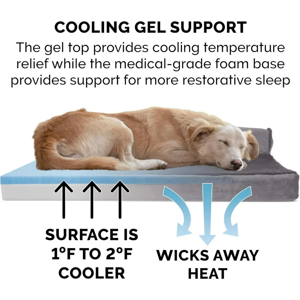 Cooling Gel Jumbo Dog Bed