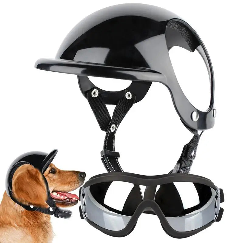 Pet Head Gear With Goggles